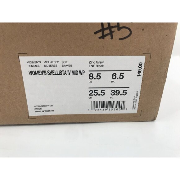 The North Face Boots Womens Size 8.5 Shellista IV Mid Waterproof Snow Winter - Picture 9 of 16